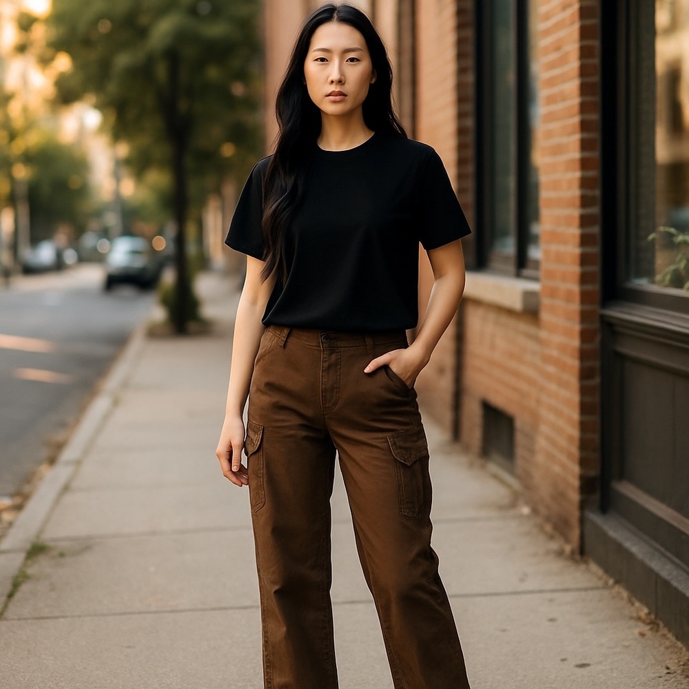 Brown Cabelas cargo pants size 12 women’s